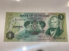 1985 Bank of Scotland £1 note
