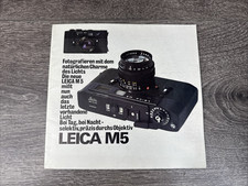 Leica M5 Prospekt