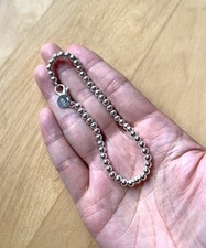 Silber 925 Armband Armkette Kugel Kette 4mm 20cm Damen Herren