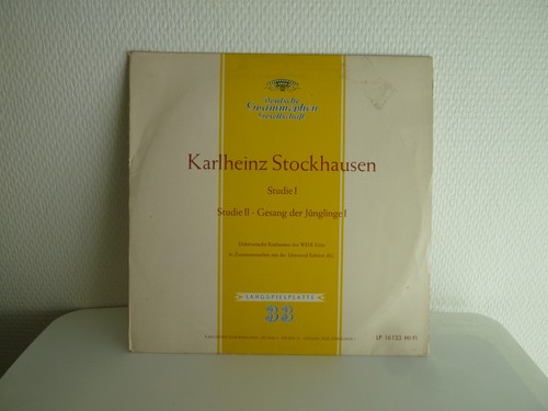 Karlheinz stockhausen studie - karlheinz,