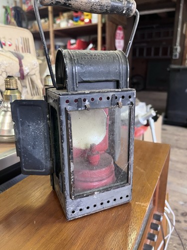 Alte eisenbahner karbit lampe - karbit,