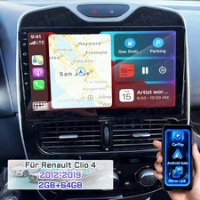 2+64GB Android 15 Autoradio GPS Navi Für Renault Clio 4 2012-2018 Carplay WiFi