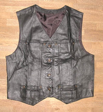 Damen- Lederweste / Weste aus