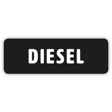 4 x Aufkleber Diesel -