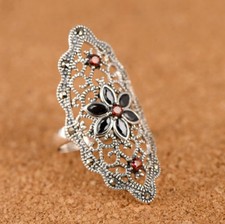 I01 Ring Silver 925 Flower