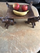 Teakholz schale obstschale - teakholz,