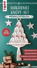 Makramee Knüpf-Set Weihnachtsbaum Anleitung und Material für eine Weihnachten...