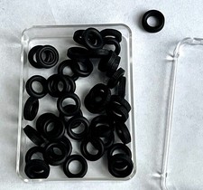 Konvolut Modellautoreifen H0 aus Gummi mit Reifenprofil 40 St. ungebraucht 1:87