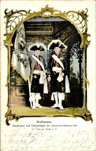Halle der saale - ak,