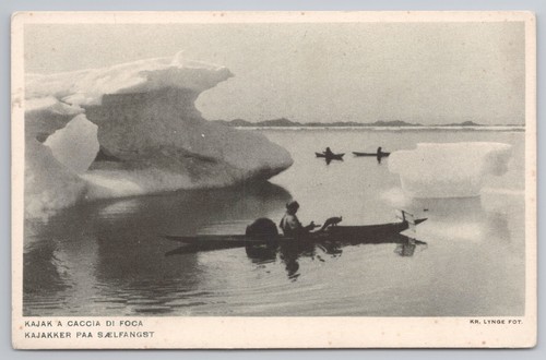 Grönland inuit robbe - inuit, jagd