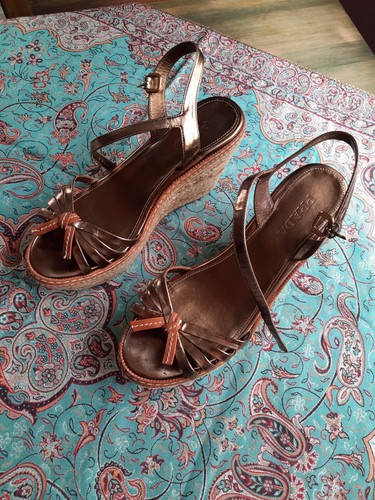 Prada wedges 38 gold - prada, gr.