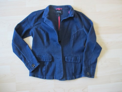 Blaue damen sweatjacke 38 - sweatjacke, gr.38