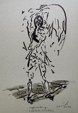 zeichnung, unikat, signiert