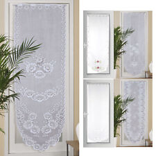 Türpanneaux 180x60cm Stangendurchzug Voile Kurzgardine Stickerei Bistrogardine