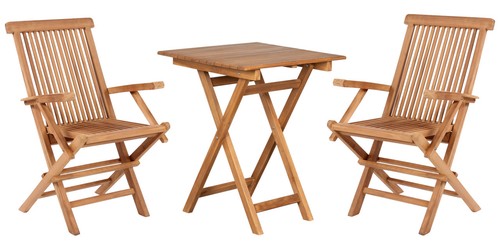 Gartenmöbel set teak sessel - gartenmöbel-set,