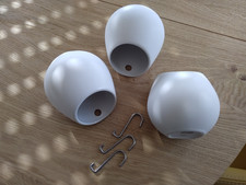 IKEA Aufbewahrungstöpchen für Küchenreling, 3 Stück, incl. Haken