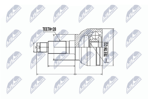 Nty gelenksatz antriebswelle - nty,