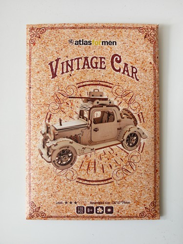 Vintage car bausatz holzauto - car,