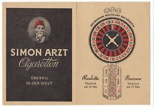 Simon Arzt Zigaretten Casino Roulette Bad Neuenahr Westerland Bad Dürkheim 1920