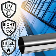 Sonnenschutzfolie (14€/m²) PREMIUM Spiegelfolie Hitzeschutz Fensterfolie Silber