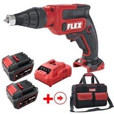 Flex DW 37 12-EC C Akku-Trockenbauschrauber 12 V + 2 Akkus 12V/5,0Ah + Ladegerät