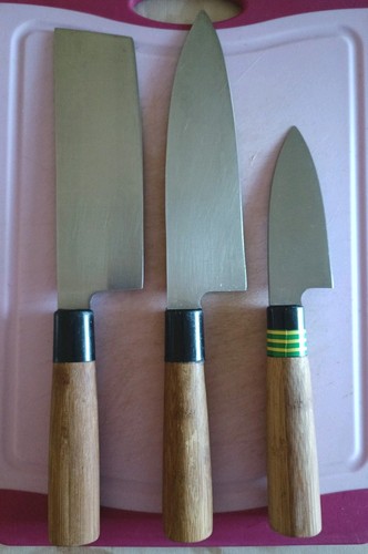 Teiliges asia messerset - 3,
