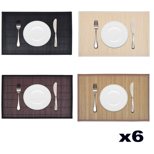 Stk platzdeckchen bambus - platzdeckchen,