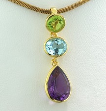 Amethyst Peridot Topas