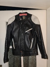 Echte Lederjacke Motorrad Punk