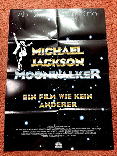 Moonwalker kinoplakat poster - moonwalker,