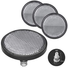 4 x Rückstrahler Ø60 weiß