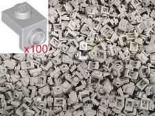 GRAU Lego Steine Teile Bricks Parts Platten Fliesen Pflanzen konvolut NEU