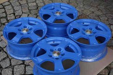 4 Magma Alufelgen Seismo 7x15 ET46 5x112 Babyblau Sharan Alhambra Golf Caddy EOS