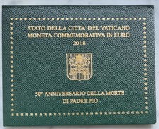 Vatikan 2-Euro Gedenkmünze 2018 - 50. Todestag von Pater Pio