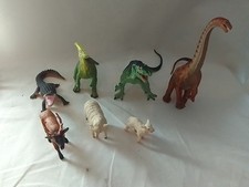Verschiedene Tiere  Safari Ltd. , Dinos , Schafe , Alligator Sammlung, 7 St.