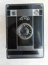 alte Kamera Agfa Billy-Clack mit Bilinar,mit Tasche, Balgenkamera