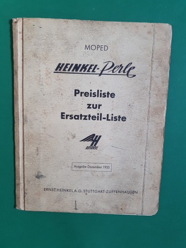 Heinkel perle preisliste 1955 - heinkel,