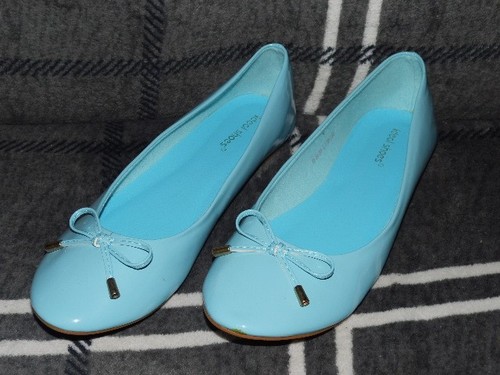 Ballerinas lack hell blau - lack, gr