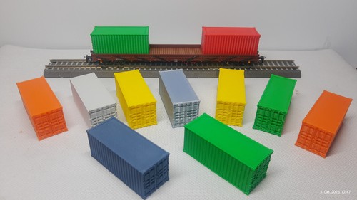 Druck übersee container - 3d,