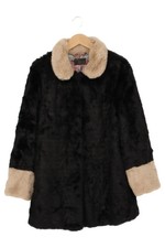 IQ BERLIN Felljacke Damen 40/L Schwarz Elegant Klassisch Vintage