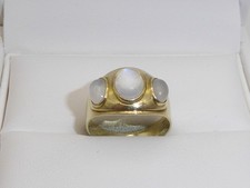 585 gold ring 14k gelbgold - 585,
