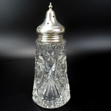 Zuckerstreuer aus Glas & 925er