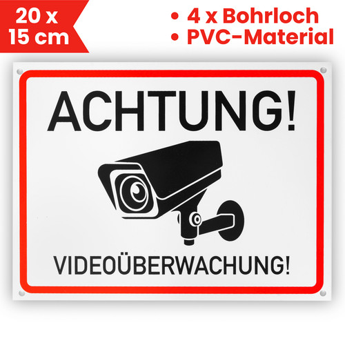 Achtung videoüberwachung - achtung,