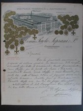 (2587) Brief Fabbrica di Armoniche Paolo Soprani, Castelfidardo 1921