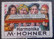 Werbemarke hohner multikulti - hohner,