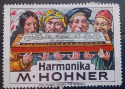 Werbemarke hohner multikulti - werbemarke,