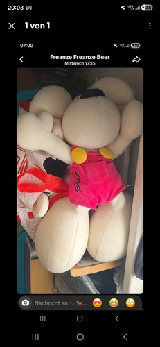 Diddl plüschfigur pinke - plüschfigur,,
