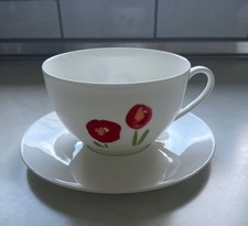 Dibbern Design Studio Set Grandtasse 400 ml Impression Mohn rot