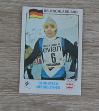 Christian Neureuther  - Nr.  96  -   Innsbruck 1976 - Panini