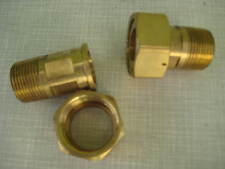 Zählerverschraubung,  Wasserzählerverschraubung, 2 Stück, 3/4", Messing